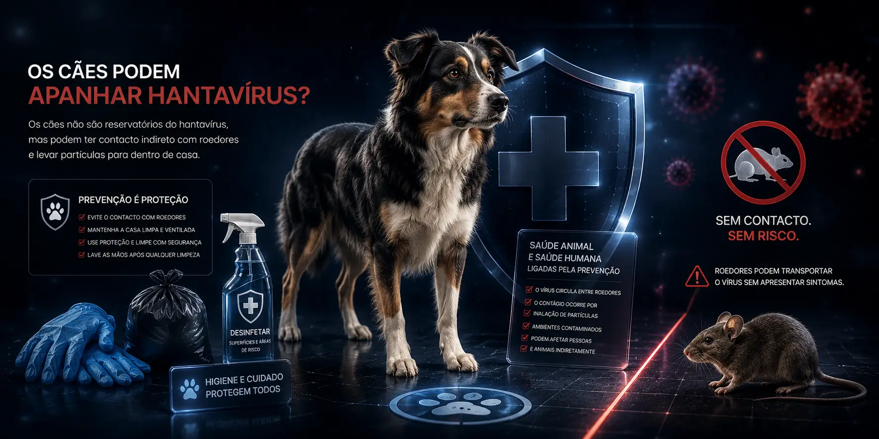 Os cães podem apanhar hantavírus?